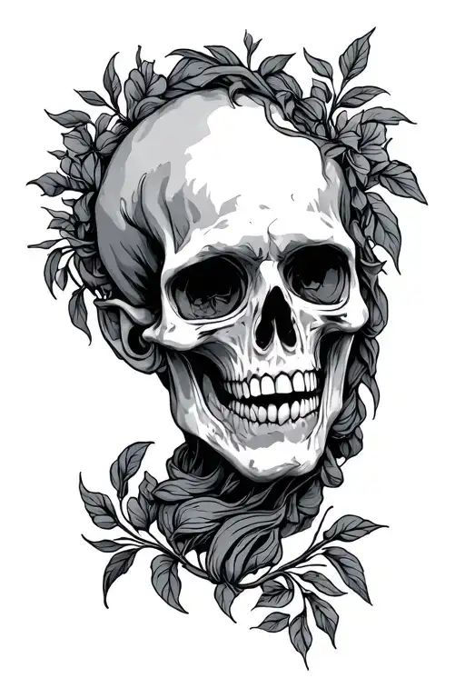 Cornicello in linework tattoo tattoo design idea