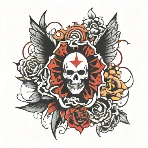 hybrid theory linkin park tattoo design idea