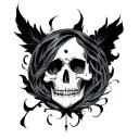 Gothic Dark tattoo design idea