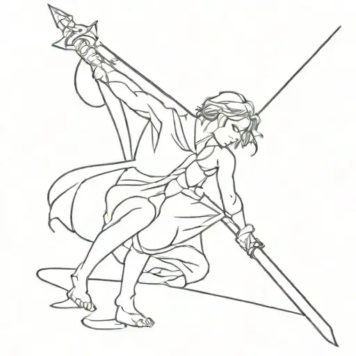 who are you to fight fate tattoo design idea