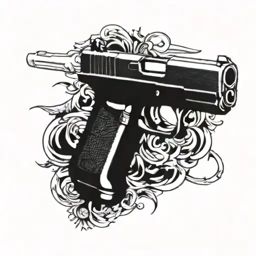 glock tattoo design idea