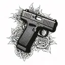 glock tattoo design idea