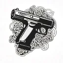 glock tattoo design idea
