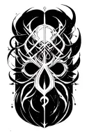 Chaos symbol tattoo design idea