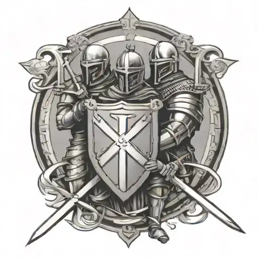 Crusaders tattoo design idea