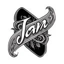 Ian my son's name incorporated tattoo design idea