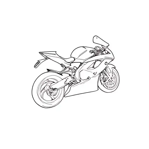 sportbike tattoo design idea