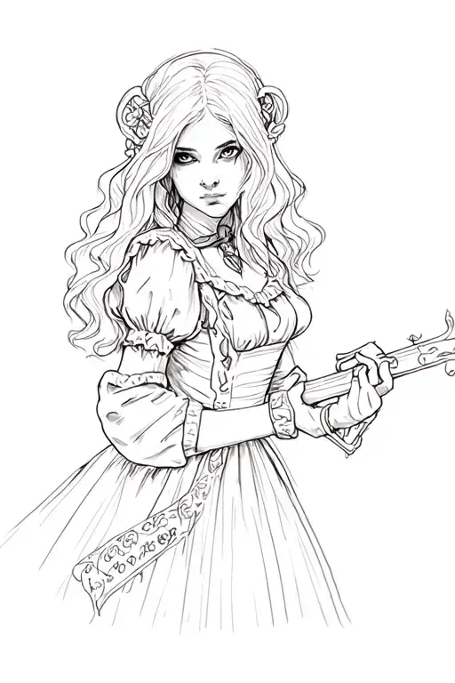 Alice madness returns tattoo design idea