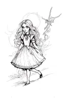 Alice madness returns tattoo design idea