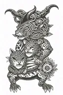 father son tattoo tattoo design idea