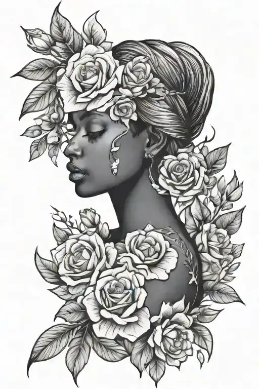 healing and Self love tattoo design idea