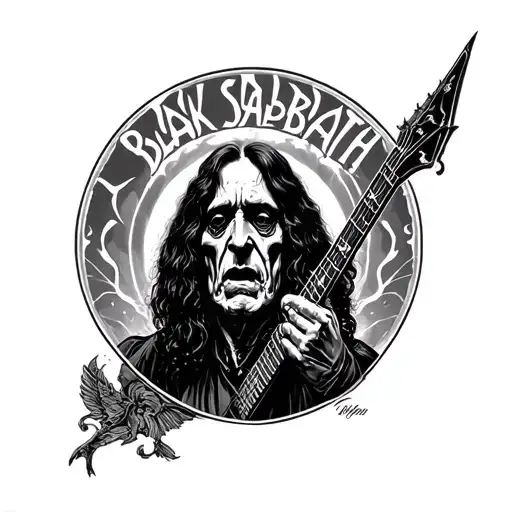 Black Sabbath tattoo design idea