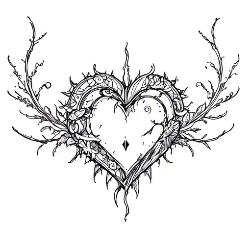 Cold Heart tattoo tattoo design idea