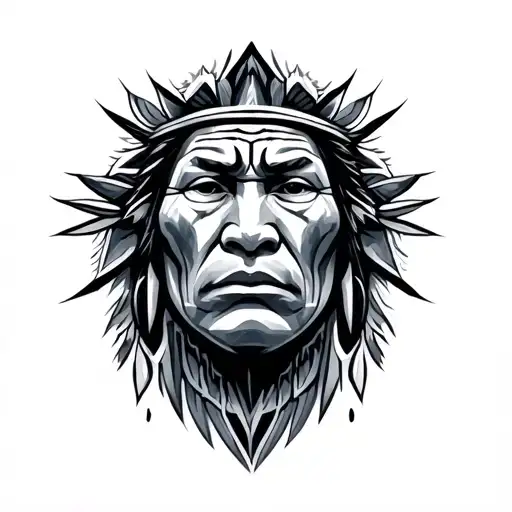 Inuit tattoo design idea