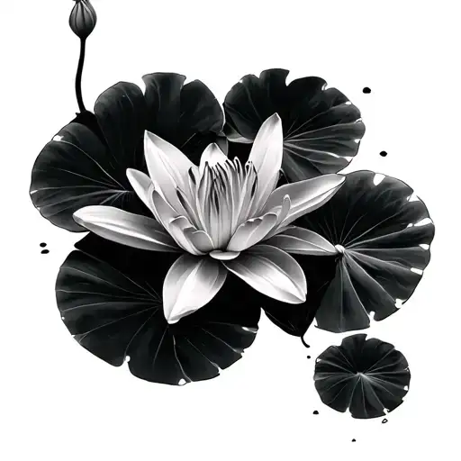 Lily Pad tattoo design idea