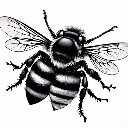 🐝 bees tattoo design idea