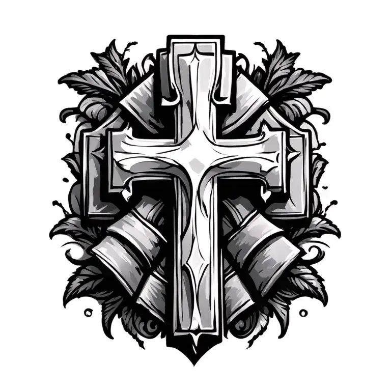 cross tattoo tattoo design idea