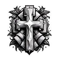 cross tattoo tattoo design idea
