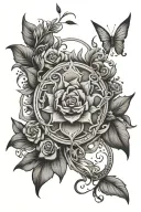 I would like to get a tattoo, so I would like a symbol that reminds me that despite life's challenges we must move forward, tattoo design idea