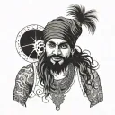 sidhu Moosewala tattoo design idea