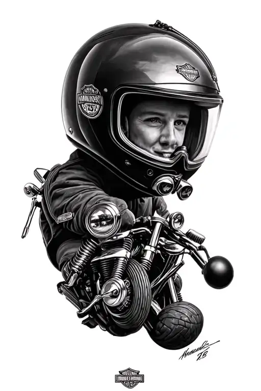Helmet Diver Isle of Man Pauline 14.10.2019 Kurmark Tannen Schlaupa Simson Harley Davidson tattoo design idea