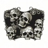 death tattoo design idea