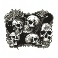 death tattoo design idea