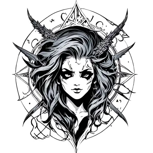 a tattoo jinx from arcane would get tattoo design idea