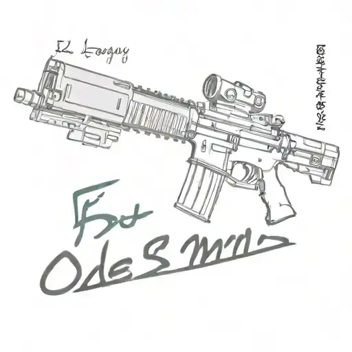 5.56 round with the words 0311 inside tattoo design idea