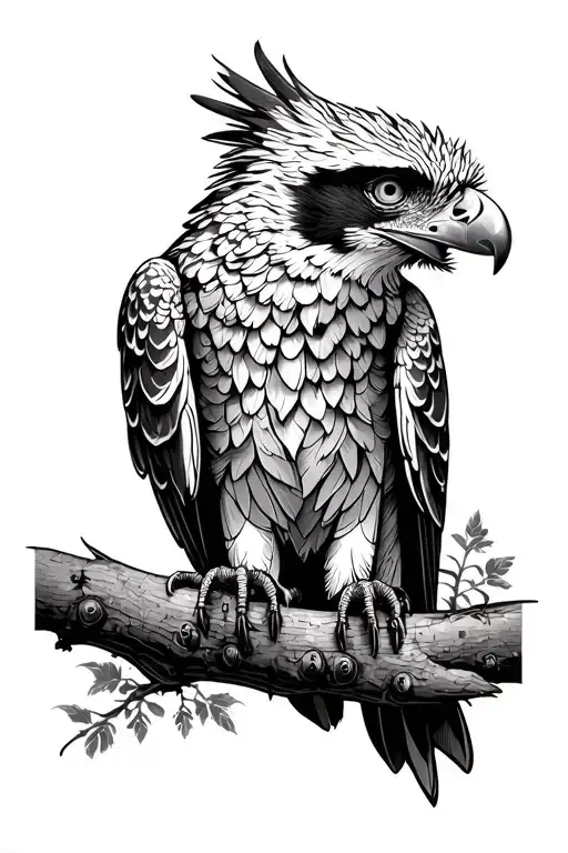 Harpy Eagle tattoo design idea