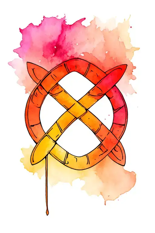 Witches Knot tattoo design idea