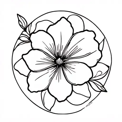 gardenia flower tattoo design idea