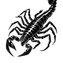 scorpion 3d tattoo design idea