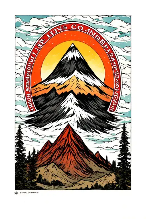 Twin Peaks, no characters tattoo design idea