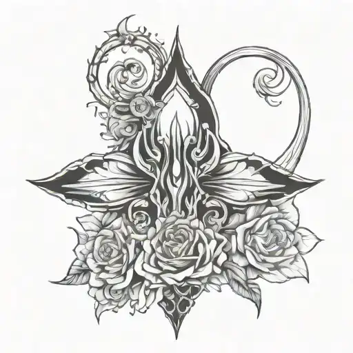 Submissive tattoo design idea