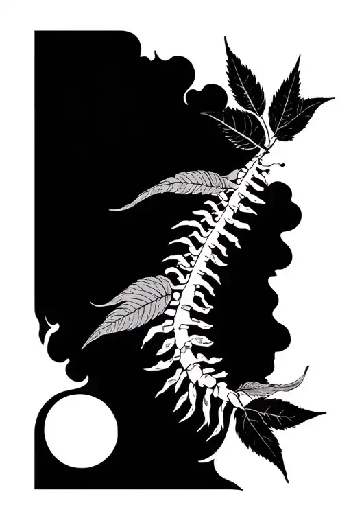 I want a back tattoo, down my spine or wrapping around. I want it to revolve around nature, environmental science, tattoo design idea