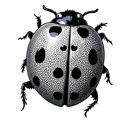 ladybug 444 tattoo design idea