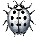 ladybug 444 tattoo design idea