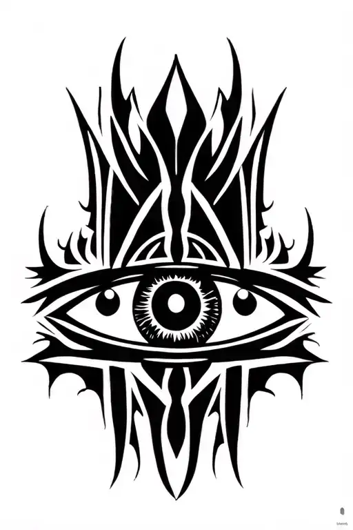 Eye of horus tattoo design idea