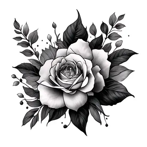 soleil tattoo design idea