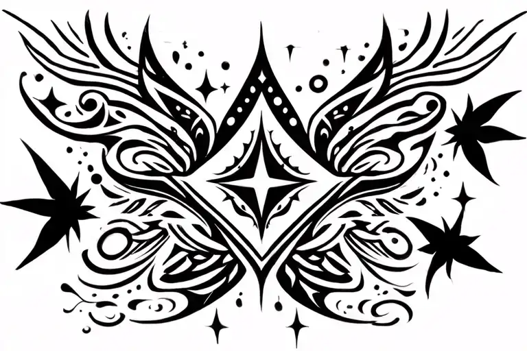 firefly farts stars that shine tattoo design idea