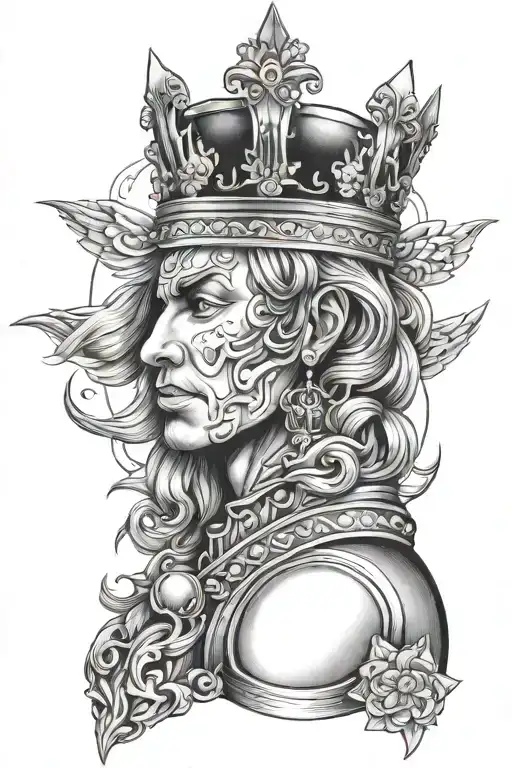 arm tattoo of king Von  tattoo design idea