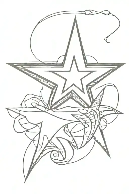 Dallas cowboys, bud light. memorial dad tattoo design idea