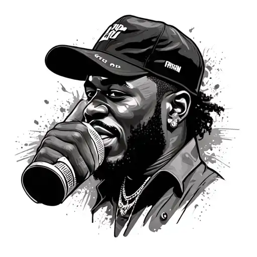 Get Rich Die Tryin tattoo design idea