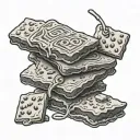 Graham Cracker tattoo design idea