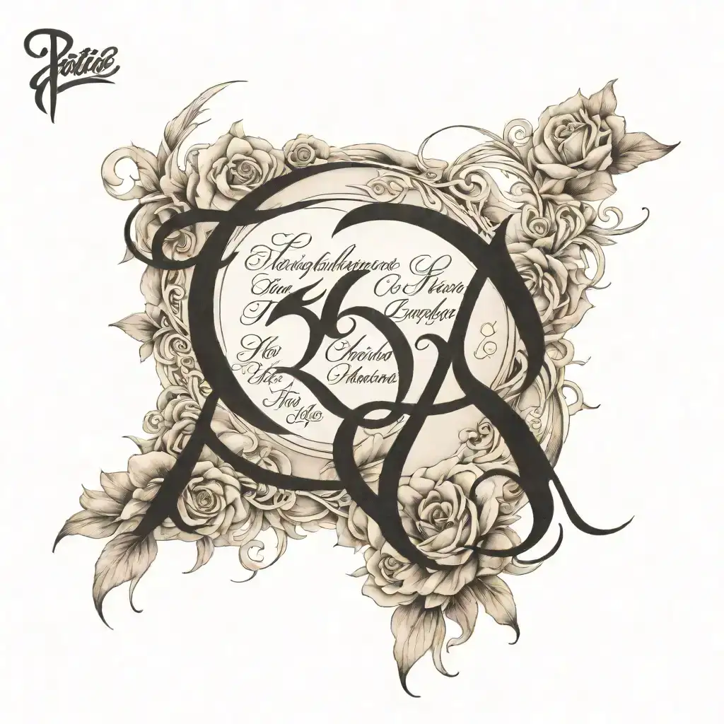 Tattoo of calligraphy minimalist black and white tattoo on human body,black ink ultra realistic minimalist tattoo,high quality body, perfectly drawn limbs, hyper realistic body, photo realistic, highly detailed ,realistic, photorealistic,  8k, high quality tattoo design idea