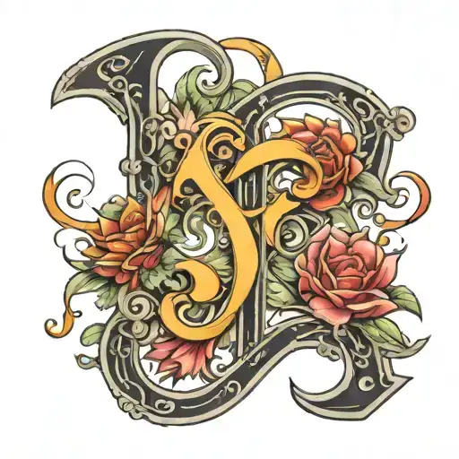 numerology 1 tattoo design idea