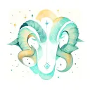 Aries Aquarius constellation mashup tattoo tattoo design idea
