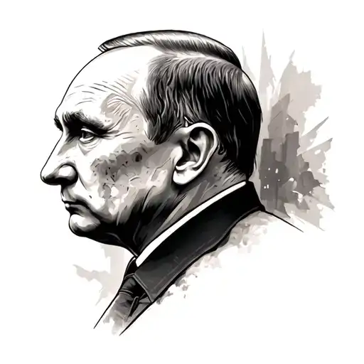 Putin tattoo design idea