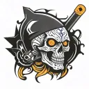 NERF DART tattoo design idea